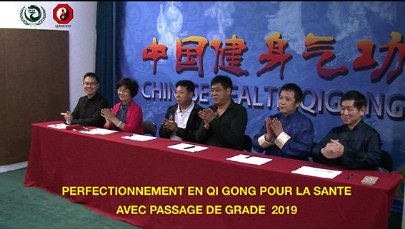 PERFECTIONNEMENT EN QI GONG POUR LA SANTE AVEC PASSAGE DE GRADE 2019